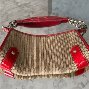 ERIC JAVIST  New York Women’s Red Paten Woven